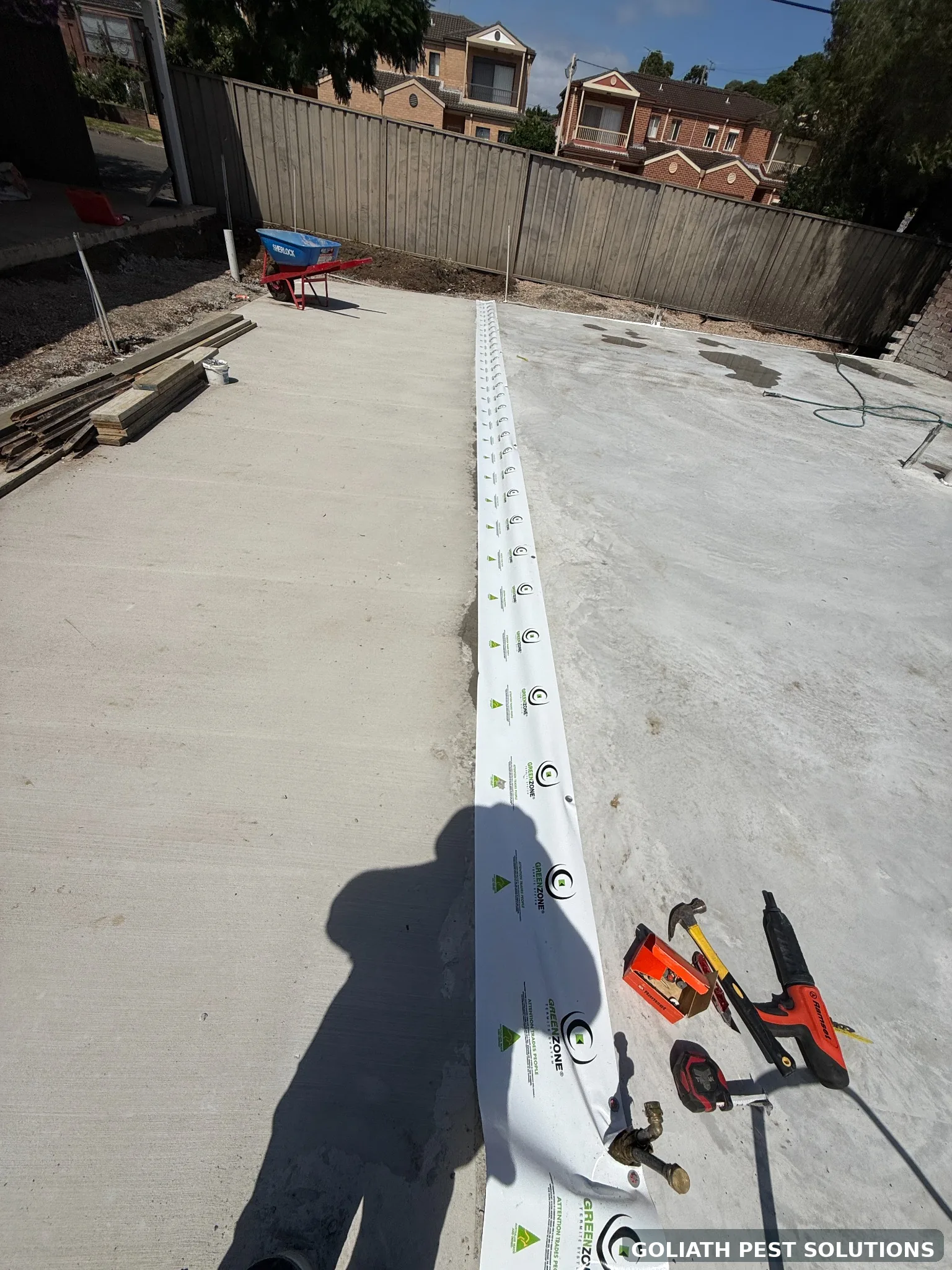 Chemical Barrier Installation